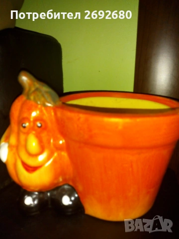 Керамични кашпи 4бр. с обща цена , снимка 5 - Стайни растения - 47385426