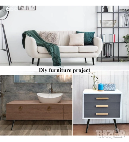 4 броя наклонени крака за маса 20см, снимка 4 - Други стоки за дома - 54281096