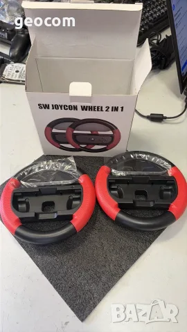 NINTENDO SWITCH 2 JOY-CON WHEEL PAIR (Комплект, Нови), снимка 2 - Nintendo конзоли - 55640649