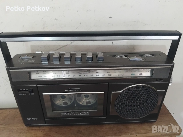 Моно Касетофон ( GRUNDIG RR-150) , снимка 2 - Радиокасетофони, транзистори - 55086736