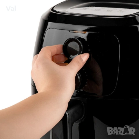 Фритюрник с горещ въздух MUHLER, 4L, 1500W, механичен, снимка 3 - Фритюрници - 54671552