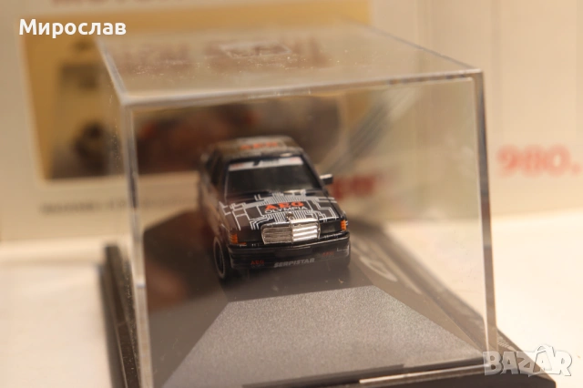 HERPA H0 1/87 MERCEDES 190 Е AMG РАЛИ МОДЕЛ КОЛИЧКА, снимка 3 - Колекции - 54758611