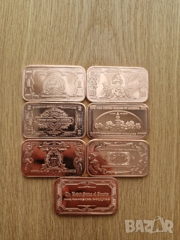 💵 1 oz медна монета – 999 медно кюлче copper coin copper bar, снимка 5 - Нумизматика и бонистика - 54685334