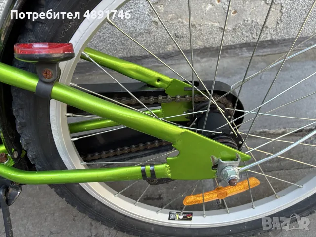 Детски велосипед Passati Ninja 20” – алуминиеви капли, калници, стойка, снимка 7 - Велосипеди - 55500187