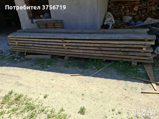 Продава дървени талпи, снимка 2 - Строителни материали - 54689278