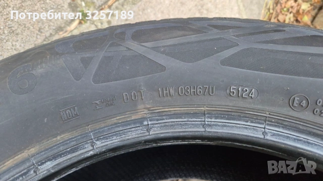 4 бр. летни гуми CONTINENTAL ECOCONTACT 6 XL 215/65 R17 103V , снимка 2 - Гуми и джанти - 54494888