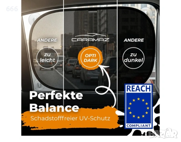 Слънцезащитен комплект за кола за бебета с UV защита, снимка 8 - Аксесоари и консумативи - 54031908