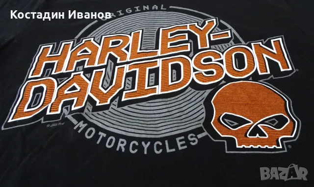 Harley Davidson мъжка тениска Харлей Девидсон, снимка 3 - Тениски - 55528192