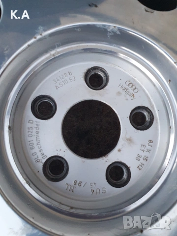 Джанта телефонна шайба 15 5x100, снимка 2 - Гуми и джанти - 54974265