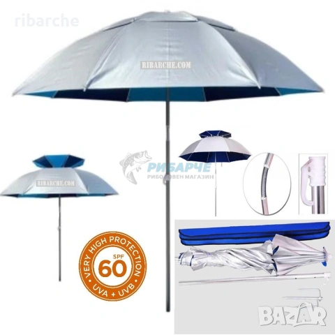 ЧАДЪРИ С КЛАПАН С UV60+ ЗАЩИТА - 2.00м/2.40м, снимка 2 - Къмпинг мебели - 55046740