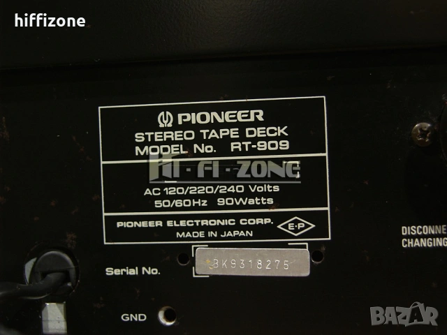 Магнетофон Pioneer rt-909 /1, снимка 10 - Декове - 54692334