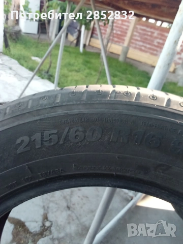 Летни гуми 215/60/16, снимка 4 - Гуми и джанти - 54555704