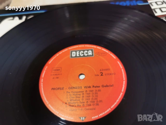 GENESIS ORIGINAL-ВНОС GERMANY 0205261920L1, снимка 18 - Грамофонни плочи - 54391543