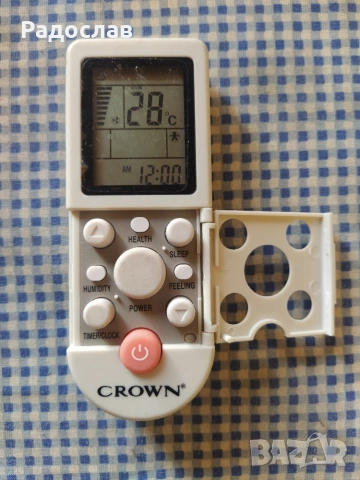 дистанционно за климатик CROWN, снимка 2 - Климатици - 55102810