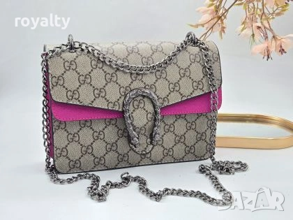Gucci Нова Дамска Кожена Чанта Гучи Различни Цветове 