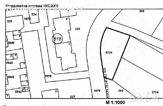 Продавам 583 кв.м. в урбанизирана територия гр. Горна Оряховица