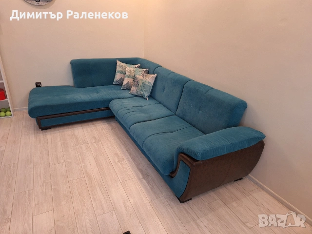 Ъглов диван - Ъглова холова гарнитура, снимка 3 - Дивани и мека мебел - 54339757
