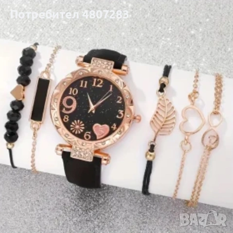 Дамски часовник , снимка 2 - Бижутерийни комплекти - 54307278