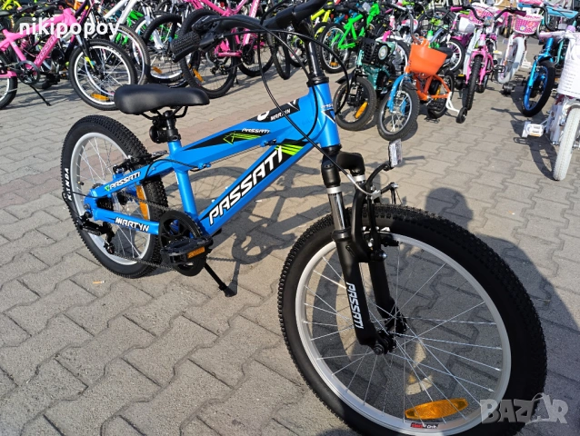 BG Алуминиев велосипед 20" MARTY син, снимка 5 - Велосипеди - 54334636