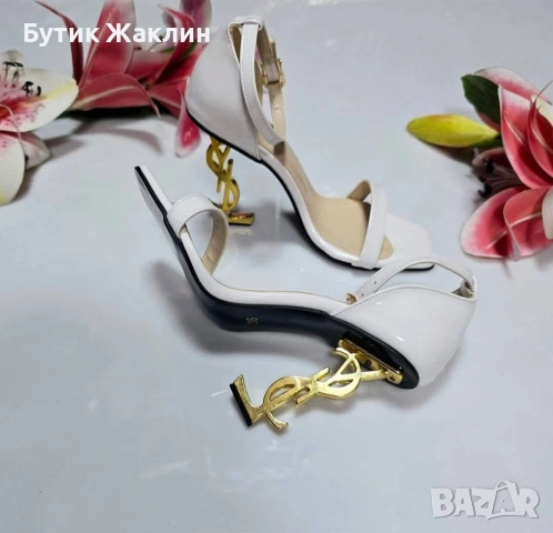 Дамски сандали на ток , снимка 2 - Сандали - 54963413