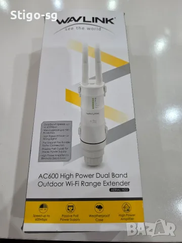 Wavlink AC600 (модел WN570HA1), външен двубандов Wi-Fi разширител на обхват., снимка 4 - Мрежови адаптери - 55595949