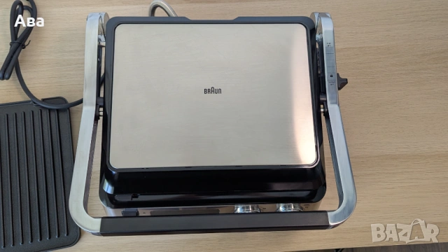 Braun MultiGrill 7 – електрическа скара / грил плоча, чисто нов, разглабян, НЕ СЕ ВКЛЮЧВА, 45€, снимка 5 - Други - 54820076