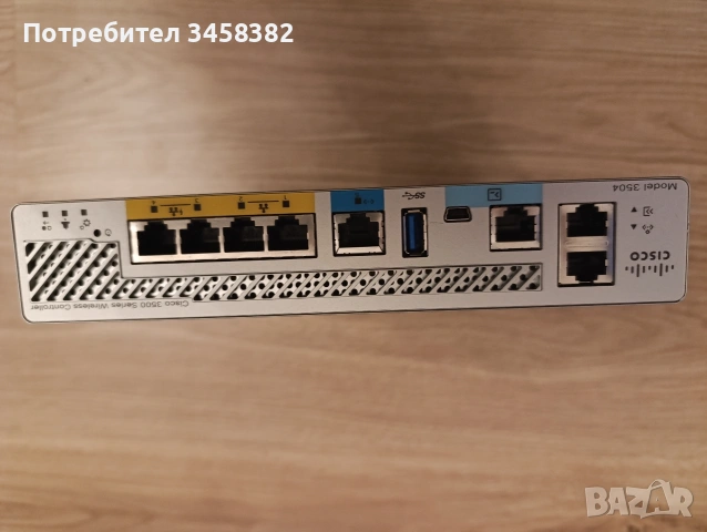 Cisco 3504 Wireless Controller (AIR-CT3504-K9) с 75 ПЕРМАНЕНТНИ ЛИЦЕНЗА, снимка 2 - Рутери - 54488737