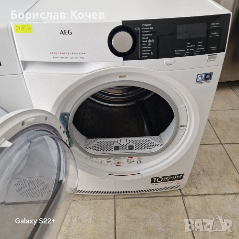 Кондензна сушилня с термопомпа 8кг.А+++ AEG , снимка 2 - Сушилни - 54200241