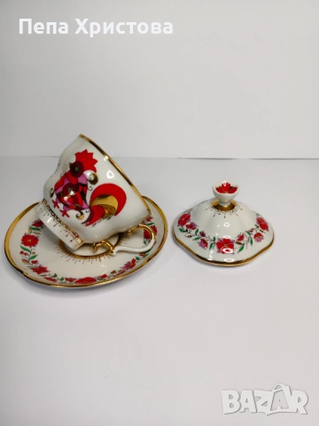 Чаша за чай от руски порцелан ЛФЗ, снимка 5 - Чаши - 54095681