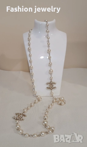 CHANEL дълги колиета, снимка 5 - Колиета, медальони, синджири - 54665095