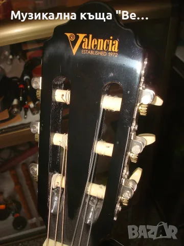 Класическа китара Valencia VC102 BK, Размер 1/2, снимка 7 - Китари - 39101398