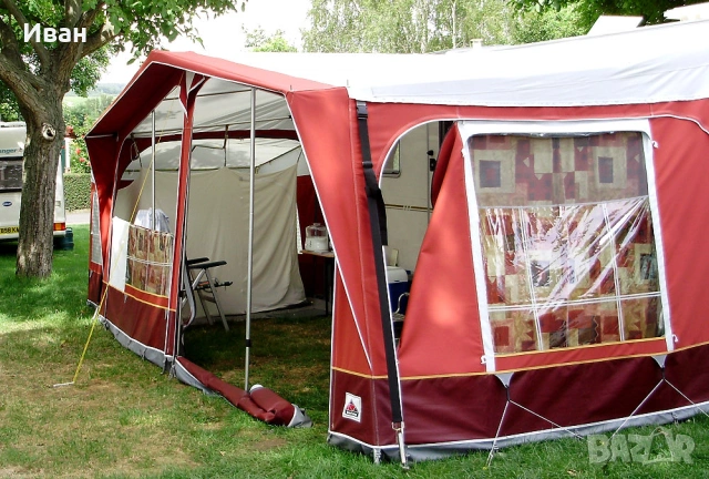 Dorema Montana Super Lux. Размер N:8 (825-850 см) земя-земя + Опция за анекс(външна стая)