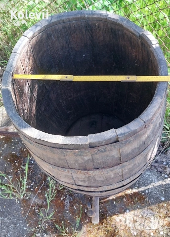 Дървена каца, снимка 2 - Бидони, бурета и бъчви - 54327042