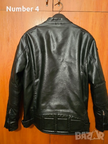 Мъжко кожено яке, снимка 3 - Якета - 53992707