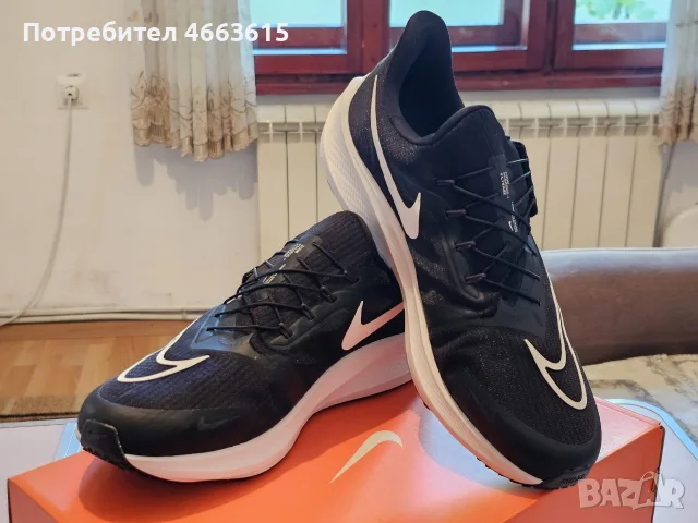 Чисто нови ! Мъжки маратонки Nike Air Zoom Pegasus - FlyEase – Номер 48.5 !, снимка 8 - Маратонки - 55366253
