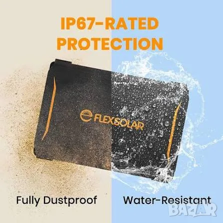 Преносимо USB соларно зарядно устройство за телефон 15W - FlexSolar, снимка 4 - Друга електроника - 55364750