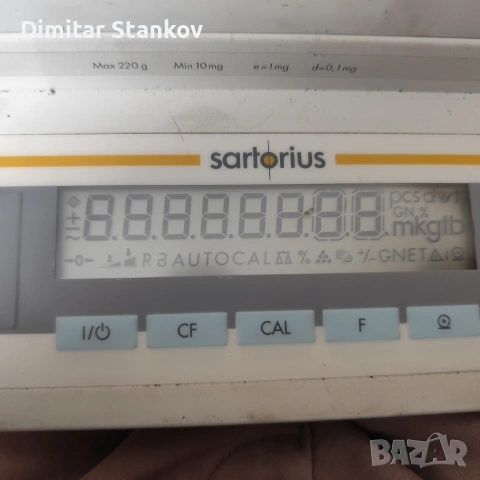 Лабораторна везна кантар аналитична везна SARTORIUS BP221 S , снимка 12 - Друга електроника - 54963318