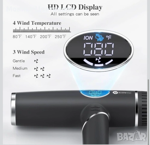 Професионален сешоар Slopehill Ionic 2000w, снимка 4 - Други - 54682840