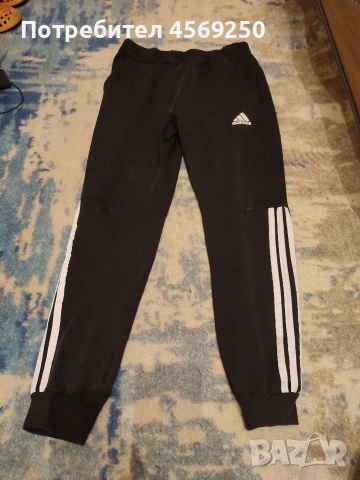 Оригинален Мъжки Долен Анцуг Adidas, Черен, РазмерМ, ТОП СТИЛ