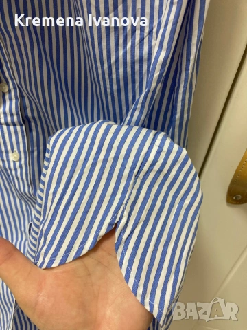 RALPH LAUREN Wilda striped shirt dress, снимка 4 - Рокли - 54970148
