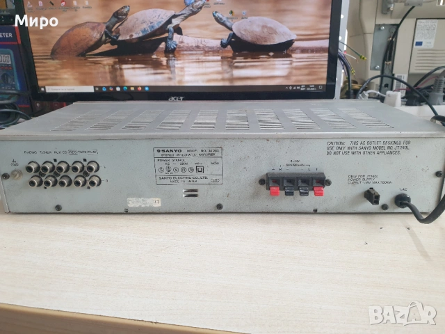 Усилвател Sanyo JA 240, снимка 3 - Ресийвъри, усилватели, смесителни пултове - 54651580