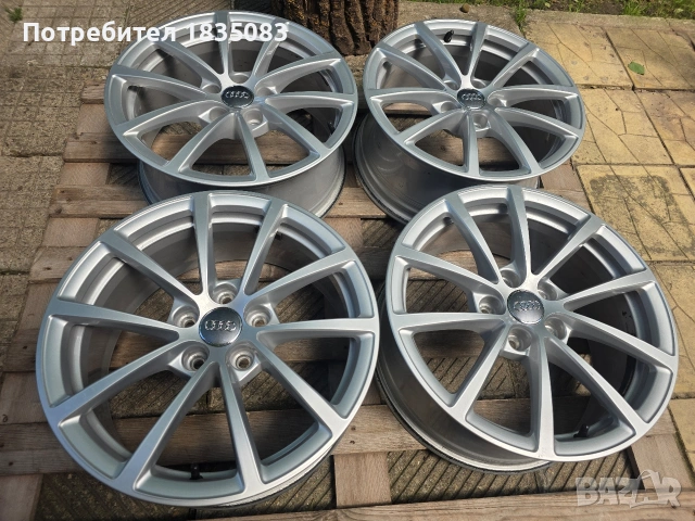 Лети джанти 17ки 5х112 Audi, снимка 3 - Гуми и джанти - 55063660
