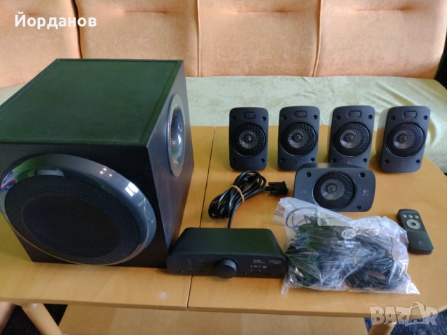 Аудиосистема от висок клас Logitech Z906 5.1 THX, снимка 4 - Аудиосистеми - 54007746