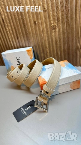 YVES SAINT LAURENT 💎 Естествена Кожа 💎, снимка 11 - Колани - 54111957