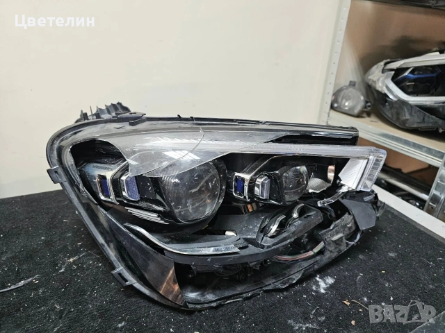 Десен фар Mercedes E W213 Facelift desen far мерцедес 213 фейс, снимка 2 - Части - 54488012