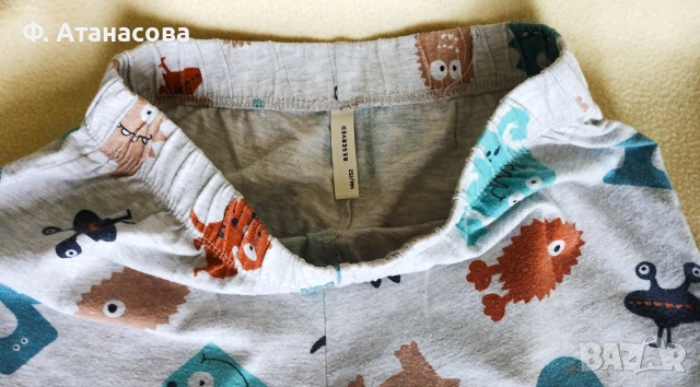 Прекрасна пижамка 100% памук, размер 146-152, 10-11г., перфектна, снимка 5 - Детски пижами - 55247573