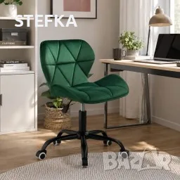 Стол за офис от кадифе, снимка 2 - Столове за офис - 55381347