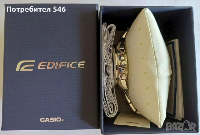 Мъжки часовник Casio Edifice, снимка 3 - Мъжки - 44730064