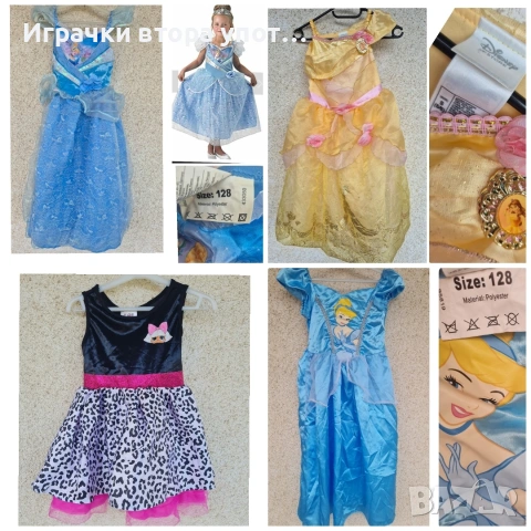 Рокли Disney Princess , снимка 11 - Детски рокли и поли - 42474774
