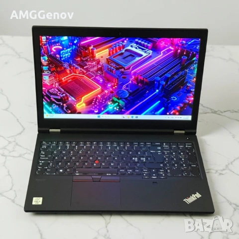 15.6’UHD 4K IPS/Core i9-10885H/RTX 2080 Super 8GB/Lenovo Thinkpad T15 Gen1/32GB DDR4/512GB SSD, снимка 2 - Лаптопи за работа - 54546945